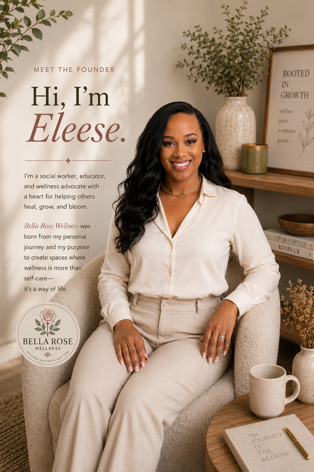 Eleese Rawlins Morton, founder of Bella Rose Wellness