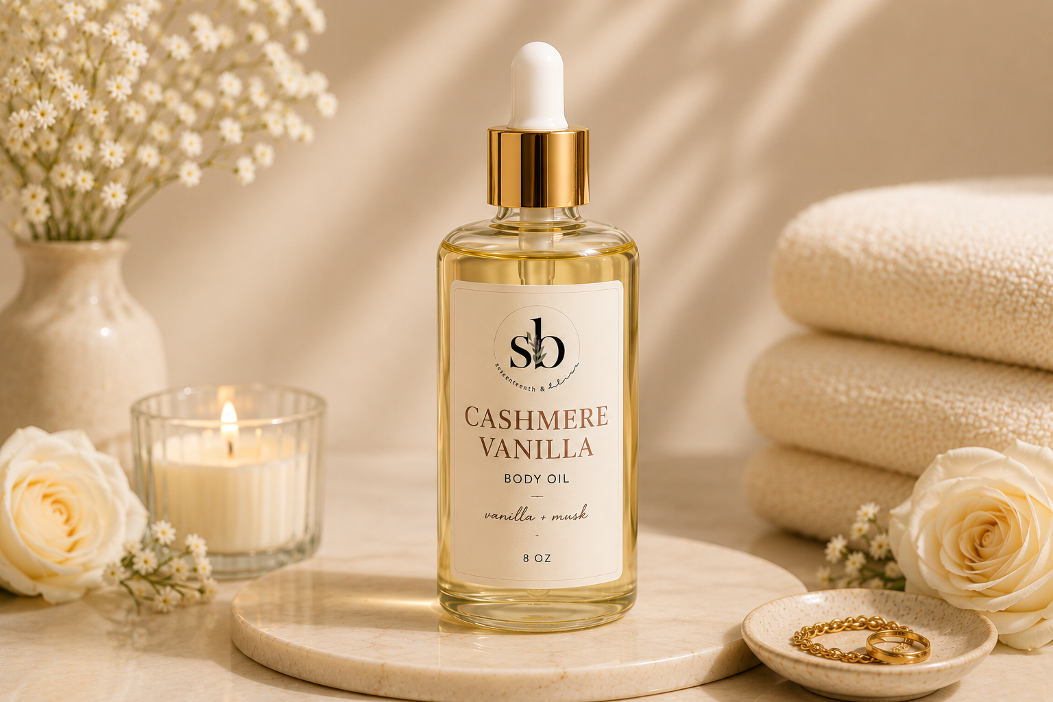 Cashmere Vanilla body oil
