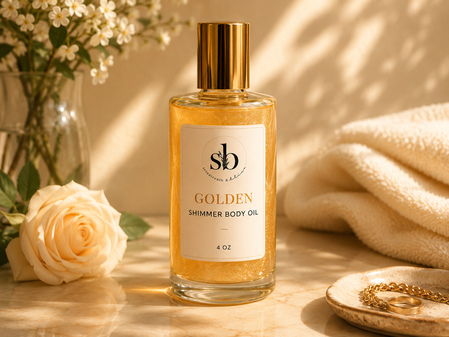 Golden Shimmer body oil